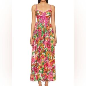 Floral Pink Maxi Dress